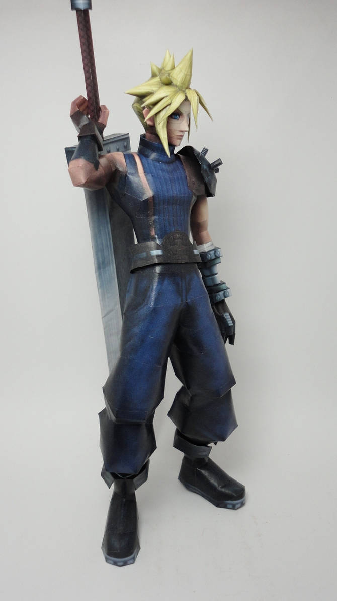 Cloud Strife Papercraft By BRSpidey On DeviantArt