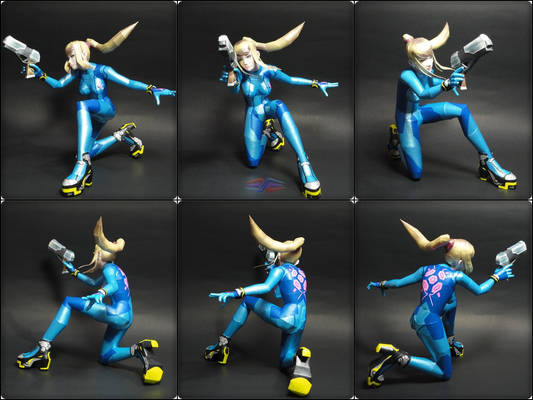 Samus Aran Zero Suit SSB4 Papercraft