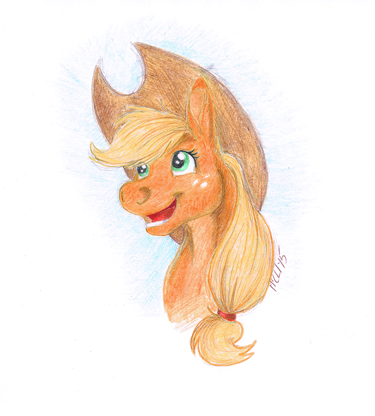 Applejack - Colored Pencil Practice