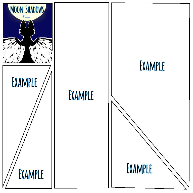 Basic Comic Layout Example by MoonstarofTC on DeviantArt
