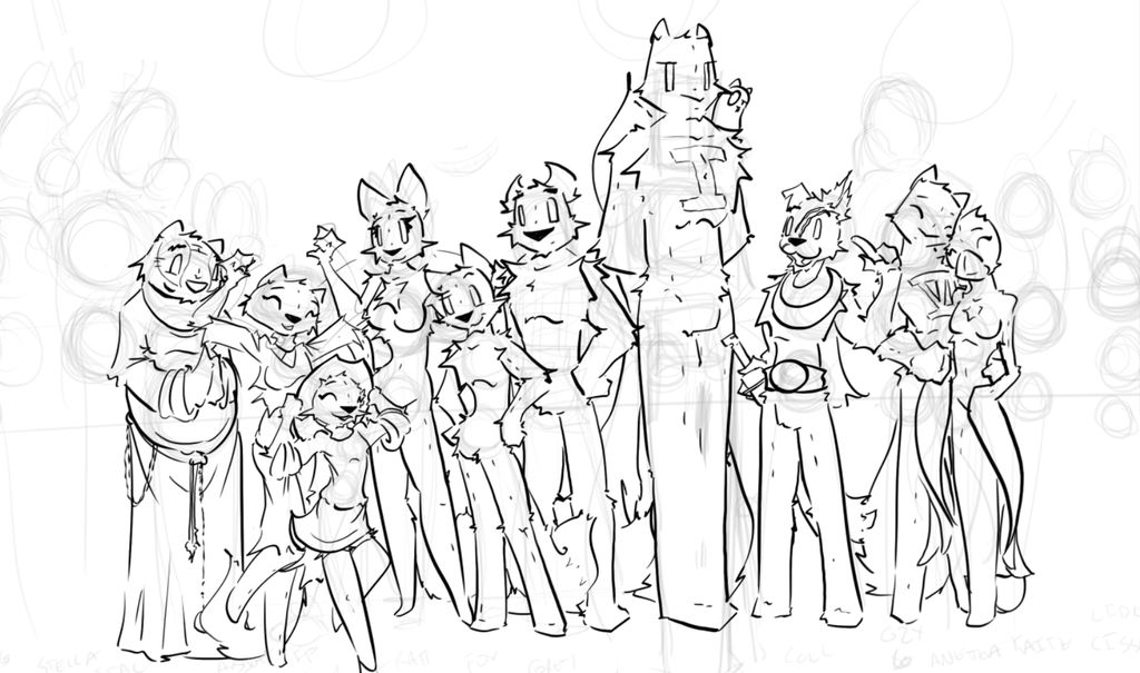 1000 Pages WIP by TiredOrangeCat