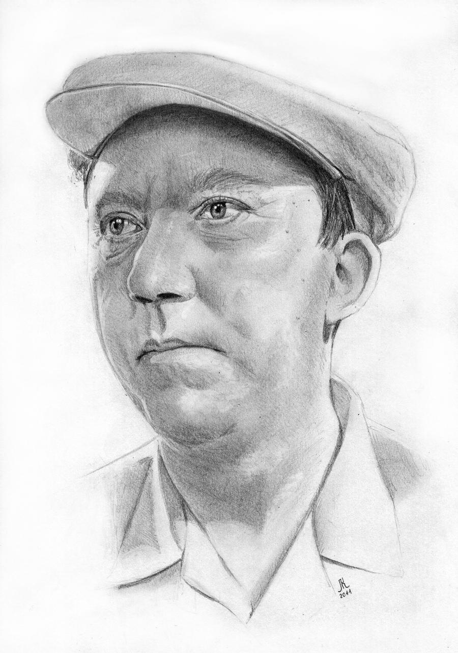 Юрий Никулин рисунок