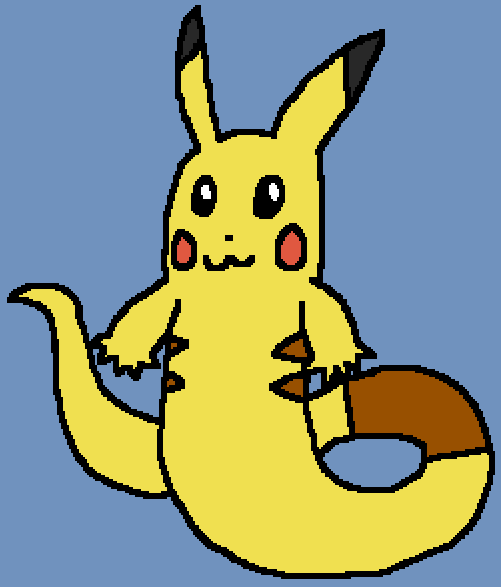 Recursive Pikachu Pikachu as a snake by OddRed496 on DeviantArt
