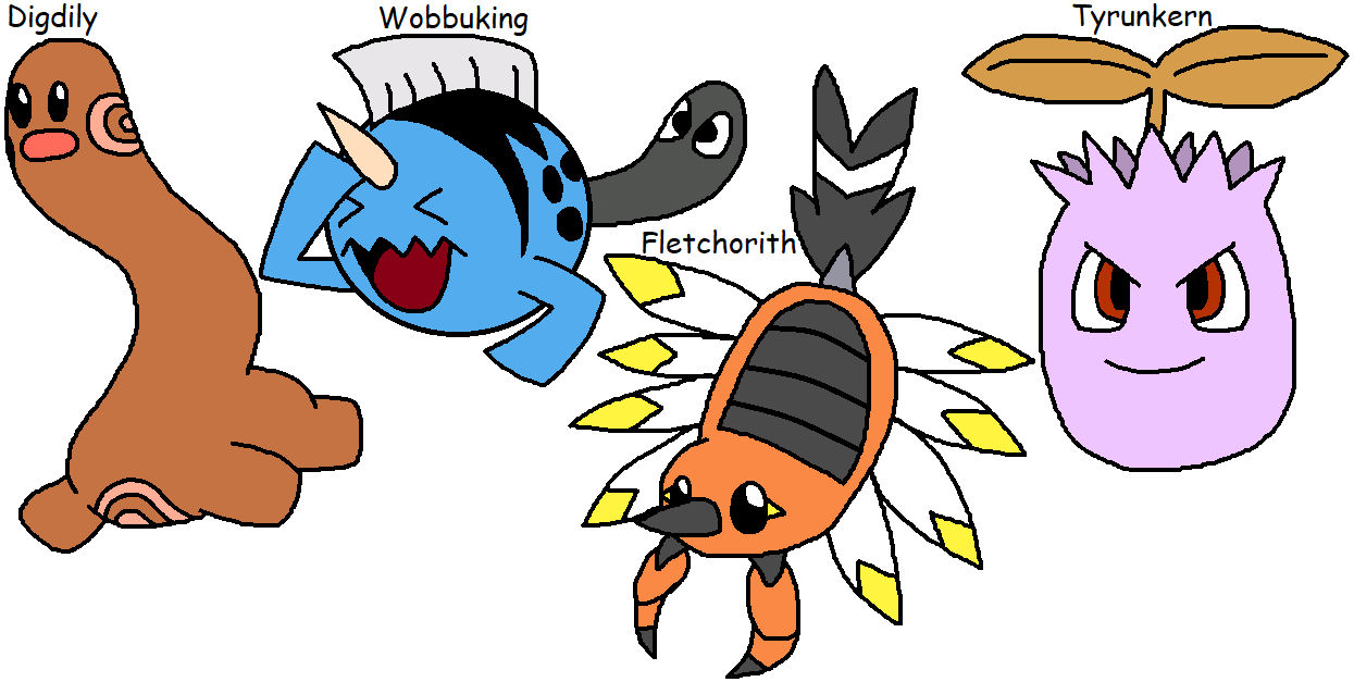 Random Pokemon Fusions by OddRed496 on DeviantArt