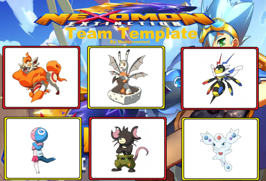 My Nexomon Extinction Team by OddRed496 on DeviantArt