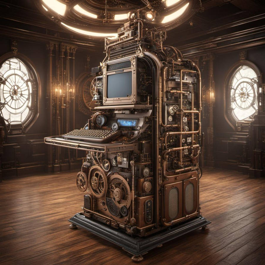 Steampunk Computer by SeaDragon4127 on DeviantArt