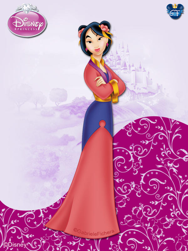 disney princess mulan pink dress MULAN