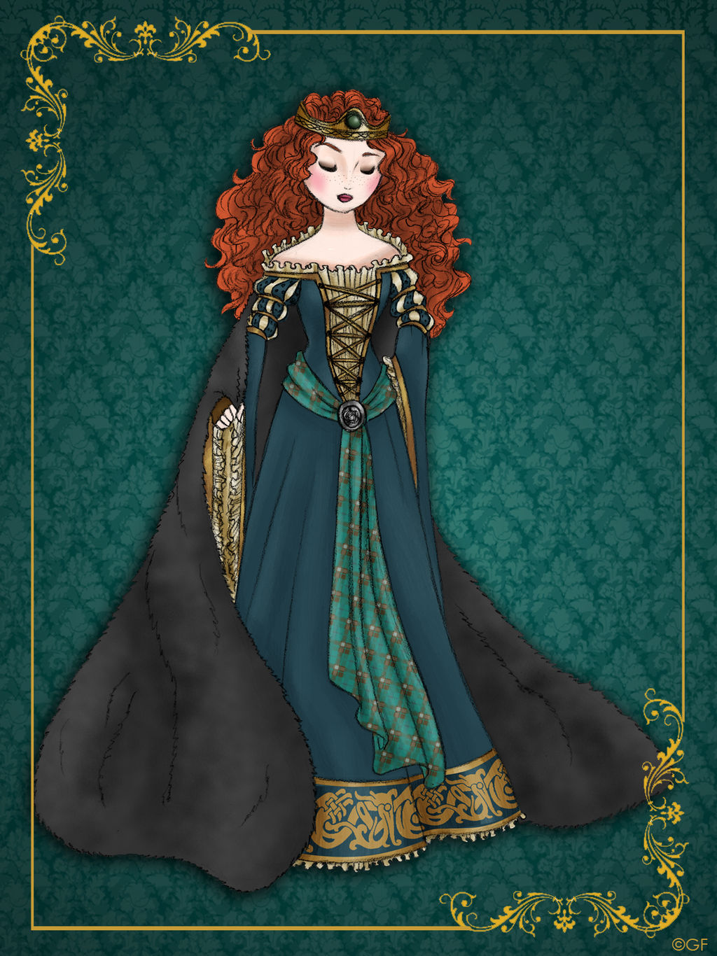 Merida Designer Queen Merida - Disney Queen designer collection by GFantasy92 on DeviantArt