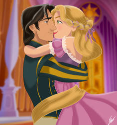 Disney Couple Rapunzel and Eugene