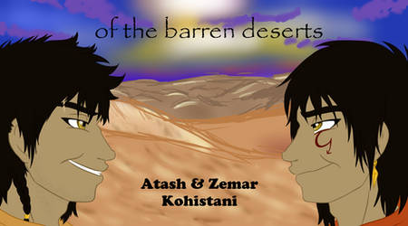 of the barren deserts