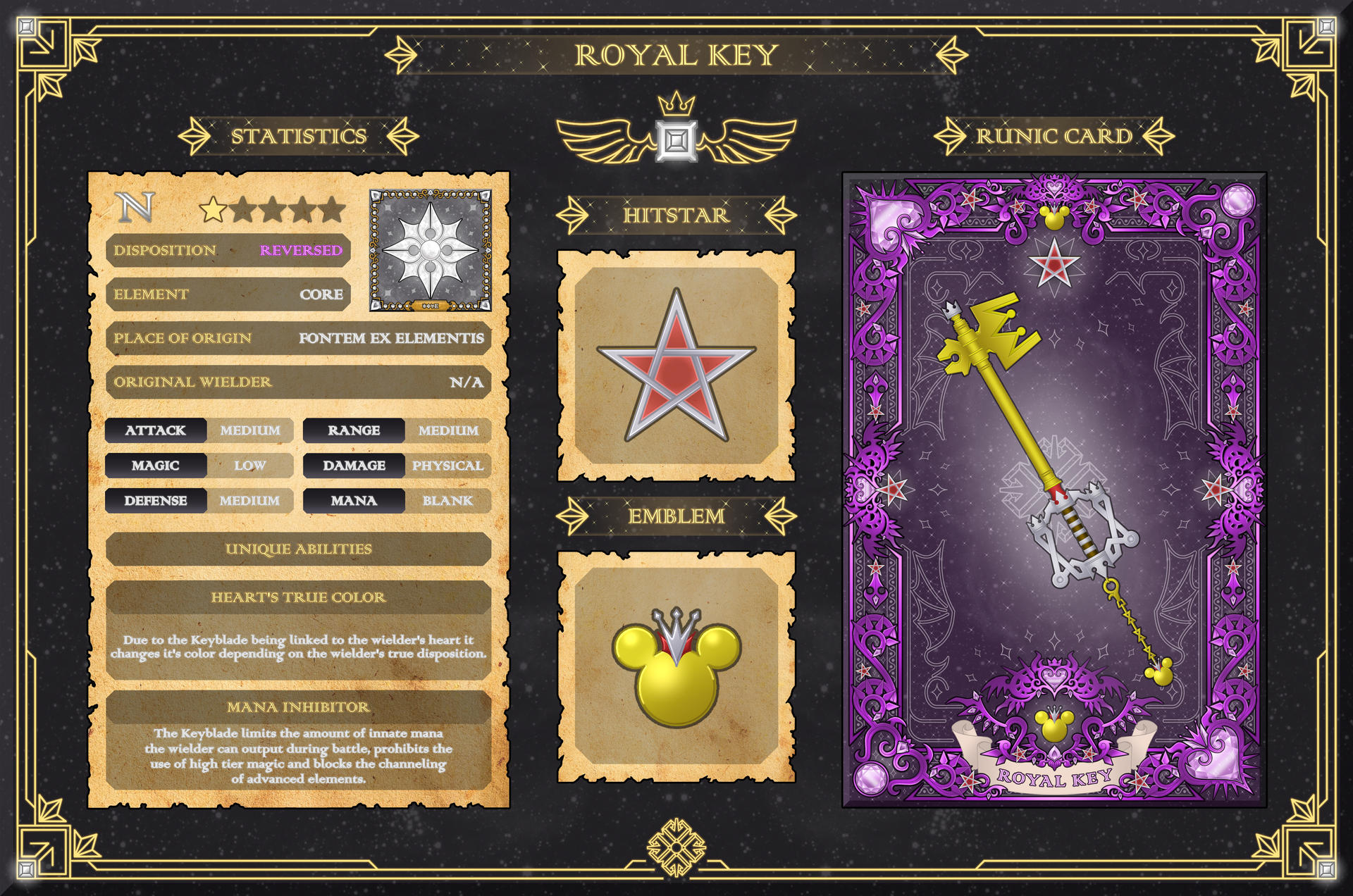 NKE Entry Nr. 2 - Royal Key - Reversed by NexianKeybladeForge on DeviantArt