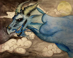 Titanium Smog Dragon Art