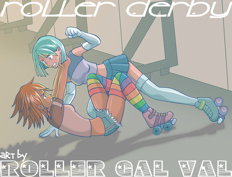 Roller Derby Fight