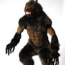 OOAK Poseable art doll, Werewolf Commision