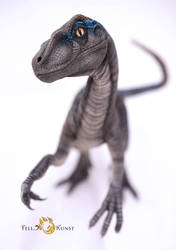 Velociraptor art doll