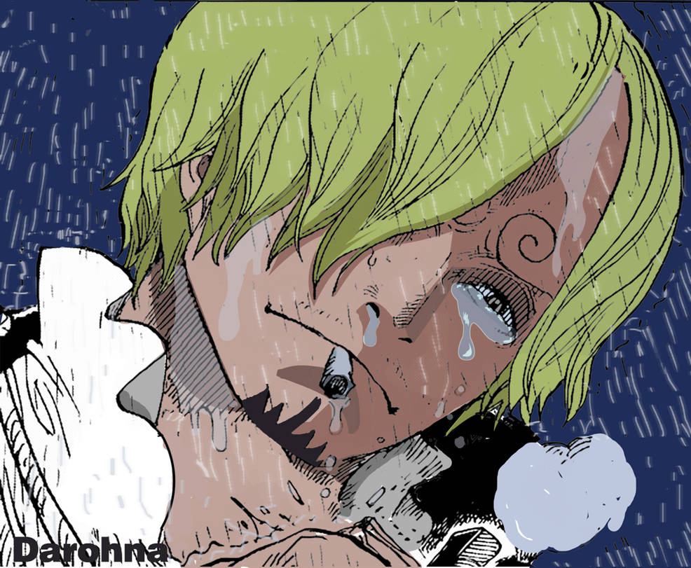 One Piece 851 Sanji crying by Darohna on DeviantArt