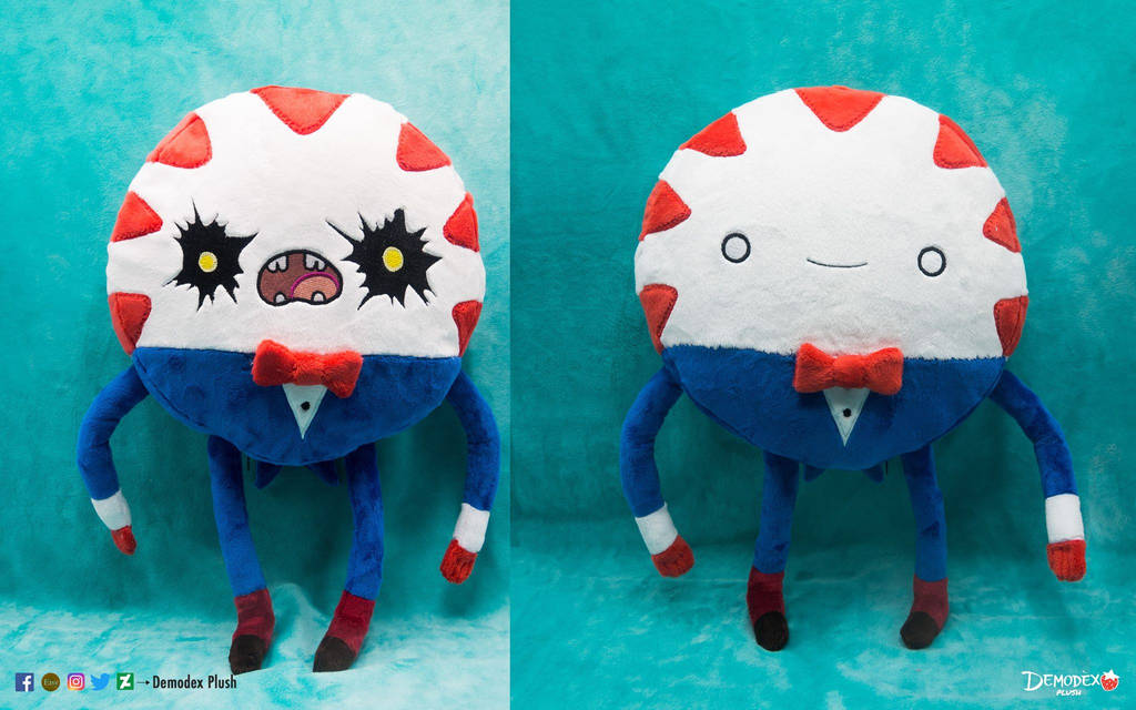 Peppermint Butler double-face Plush by DemodexPlush