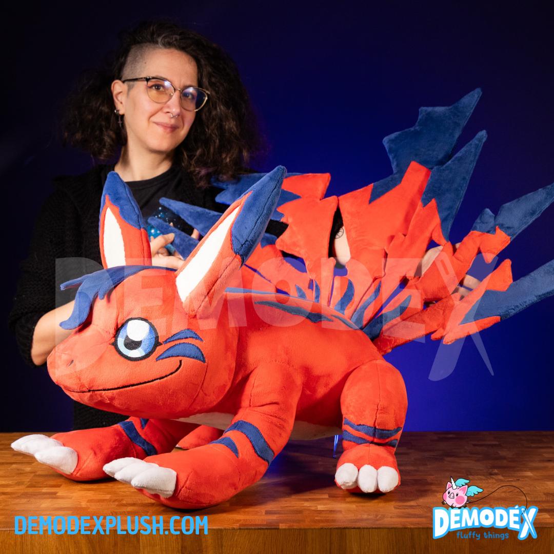 Elecmon plush by DemodexPlush on DeviantArt