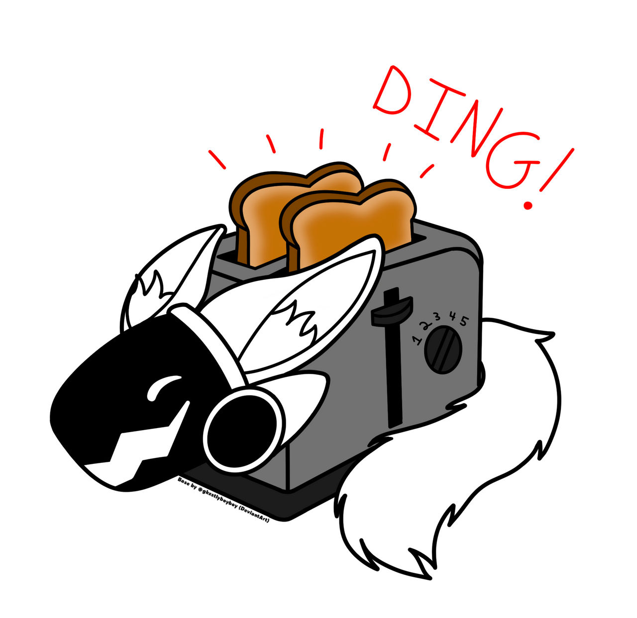 F2U or YCH Protogen Toaster Base by ghxstlyboyboy on DeviantArt