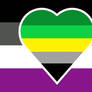 Aromantic Asexual Flag (FOR SALE!)