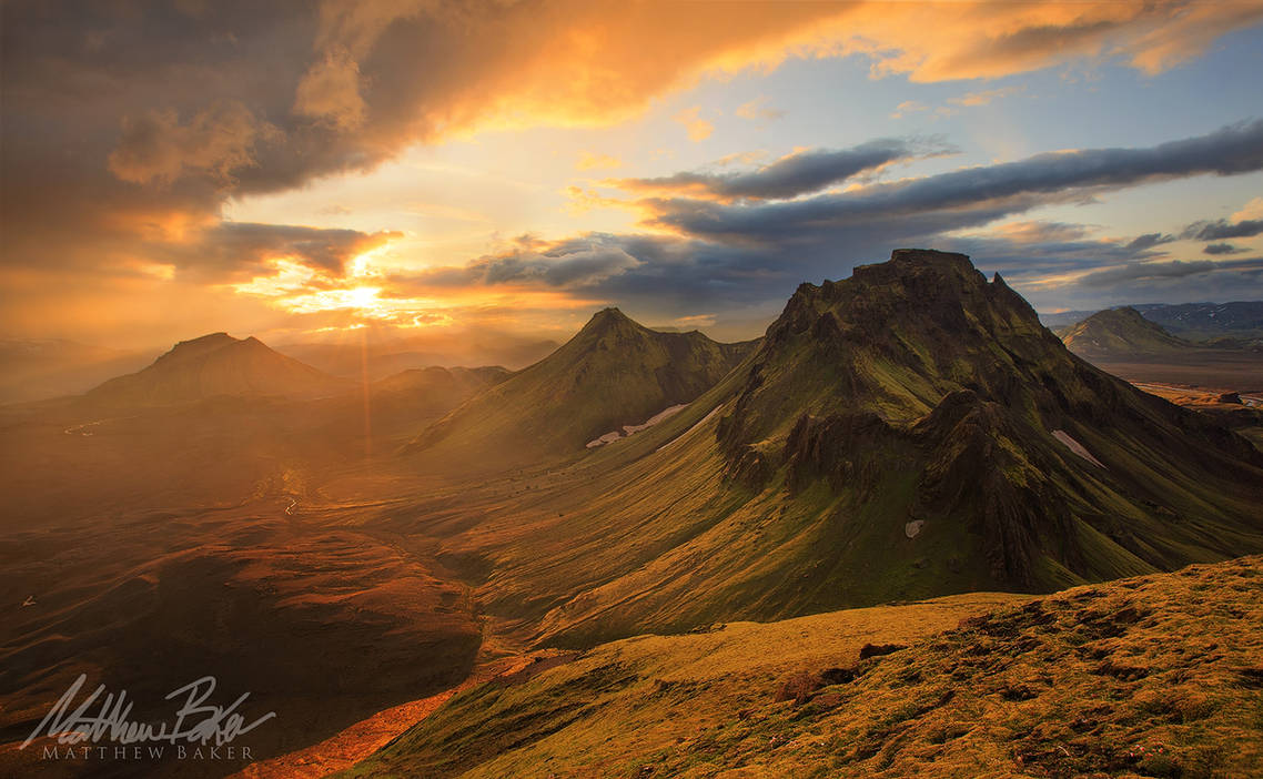 Icelandic Highlands Sunset