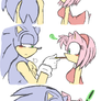 SonAmy- you want a kiss,,and i want the pocky.