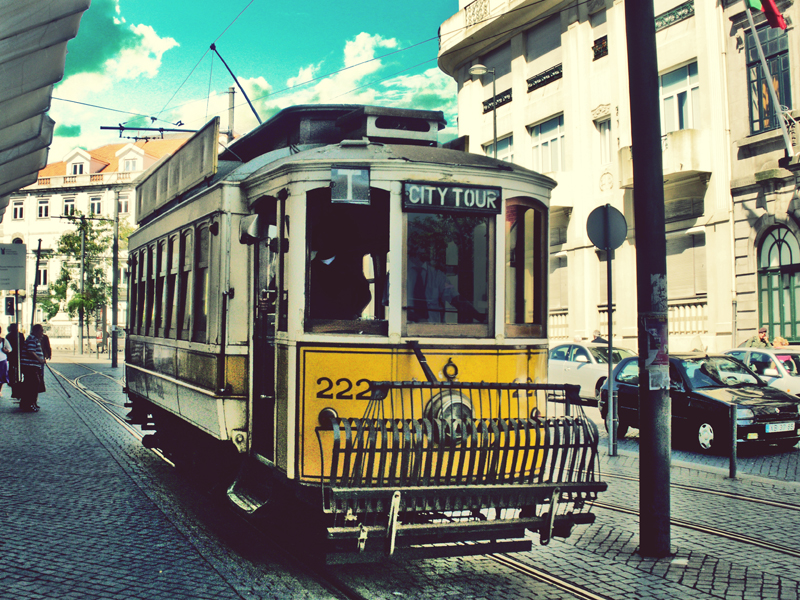 Tranvia en Oporto