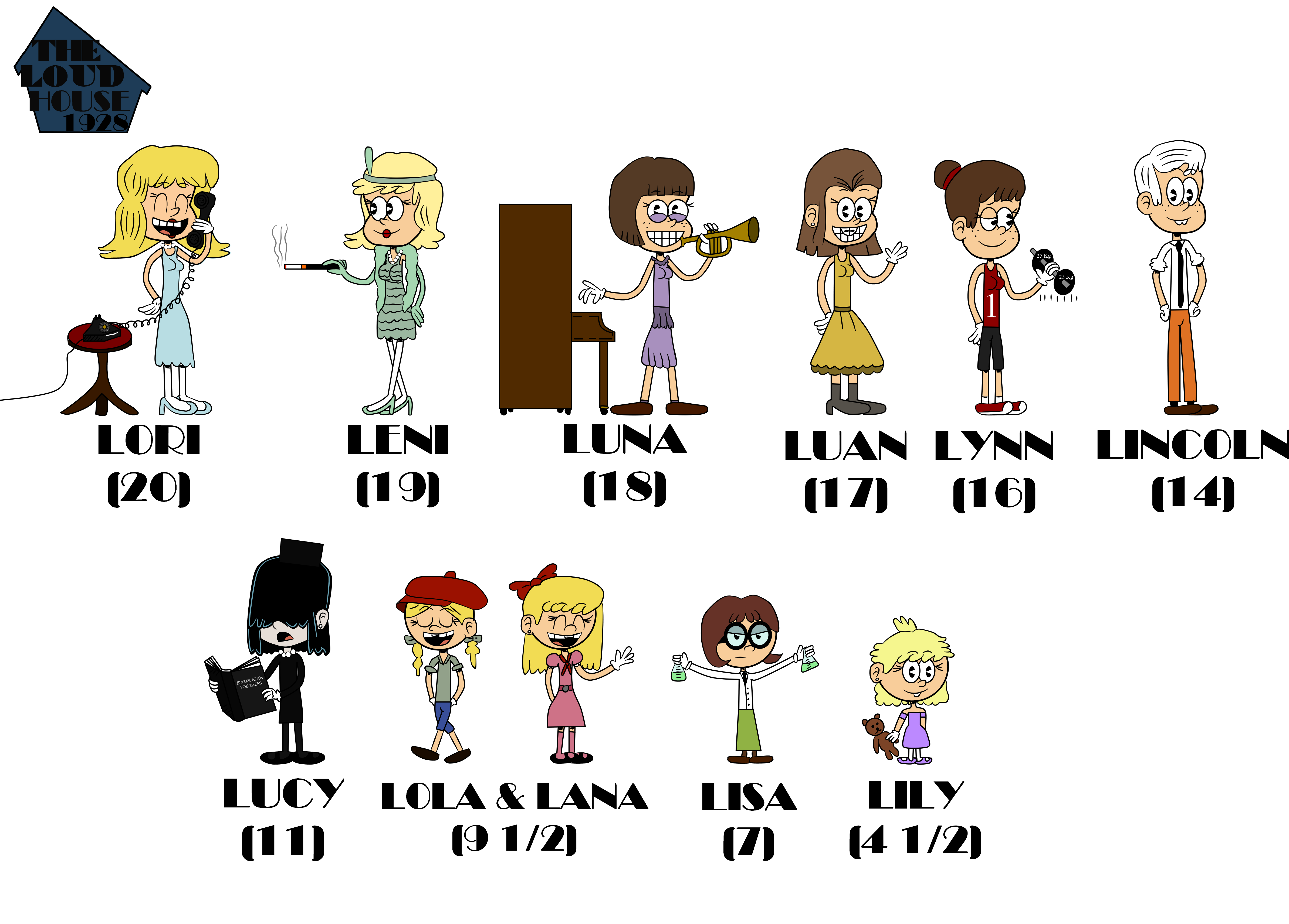 The Loud House Names And Ages the-loud-house-names-and-ages