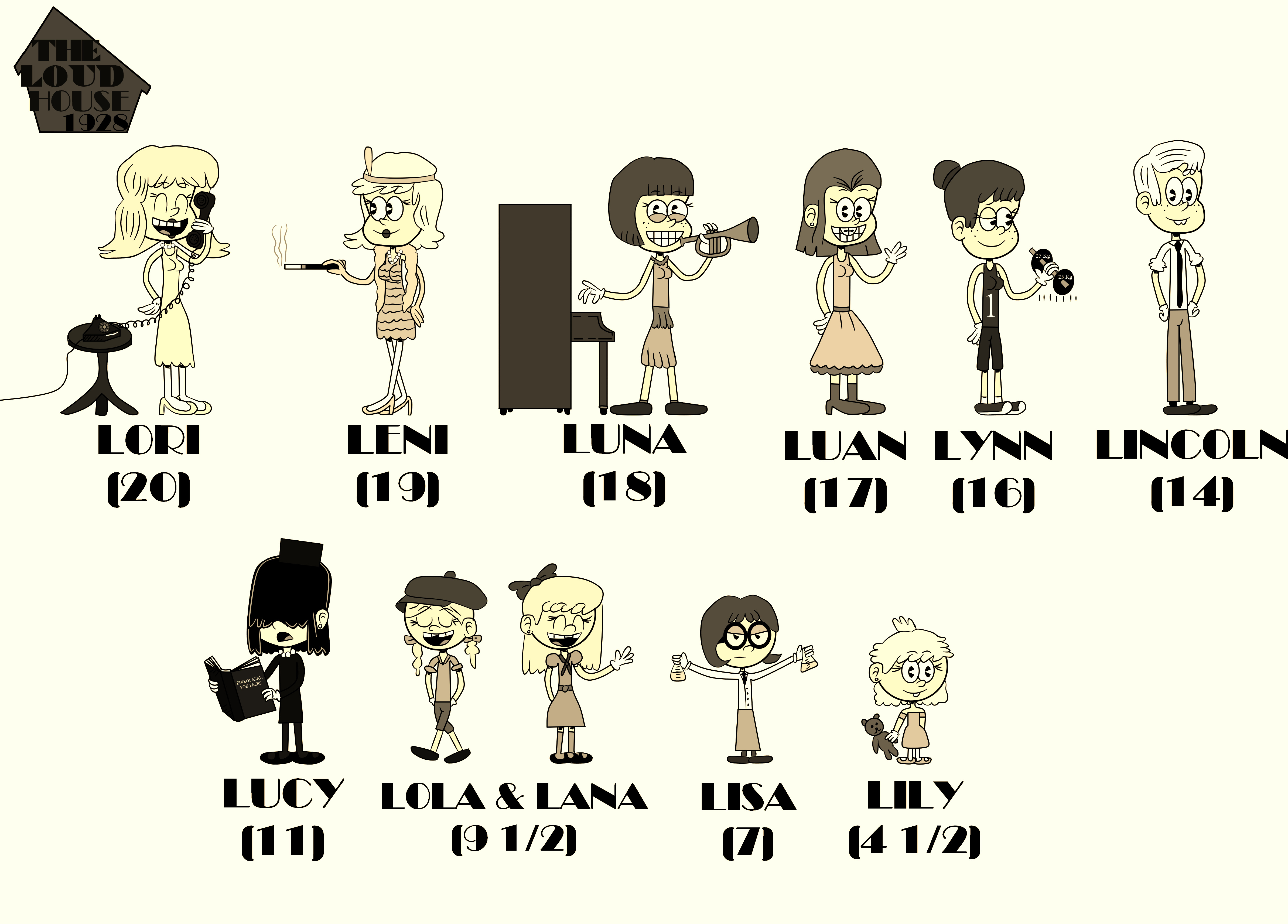 The Loud House 1920 s AU No Parents SEPIA By ELCORZO2001 On DeviantArt the-loud-house-1920-s-au-no-parents-sepia-by-elcorzo2001-on-deviantart