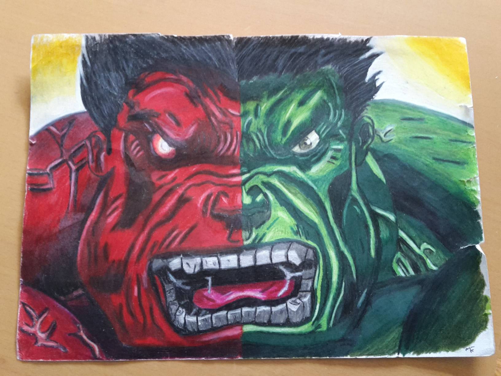 Hulk splitface by kestrelpork on DeviantArt