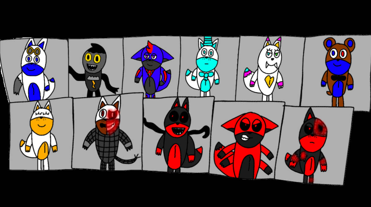 Character Roster by Ryanthebluefox on DeviantArt