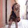 Trench Coat and Stockings