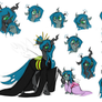 Chrysalis and Pupa - Changeling Queen and Princess