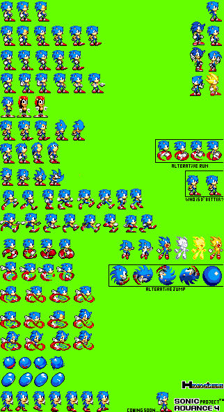 Custom Classic Sonic Sprite Sheet by Adanishedgehog2011 on DeviantArt