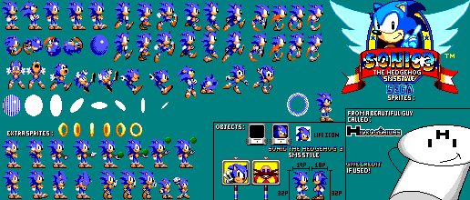 Super sonic sprites for S1SMSMD by HidroGeniuns by HidroGeniuns on  DeviantArt