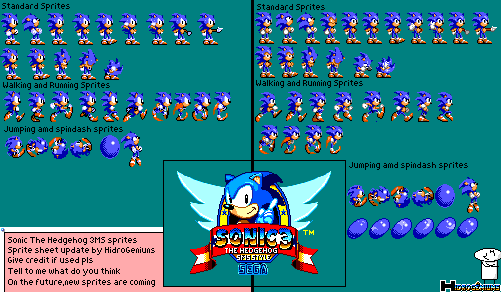 Classic Sonic Sprites by hypershadicspriter33 on DeviantArt