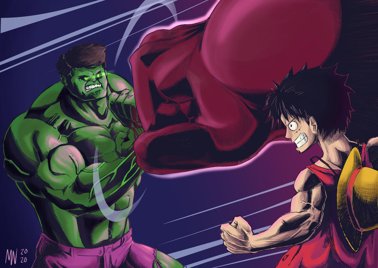 Luffy goes Hulk vs Loki on Kaido! 🤣😂 Muscle, muscle, muscle! Althoug
