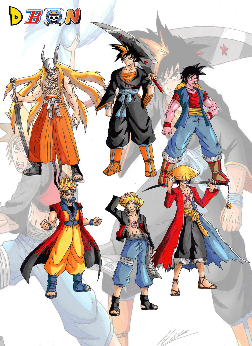 ichigoku naruffy+other fusions