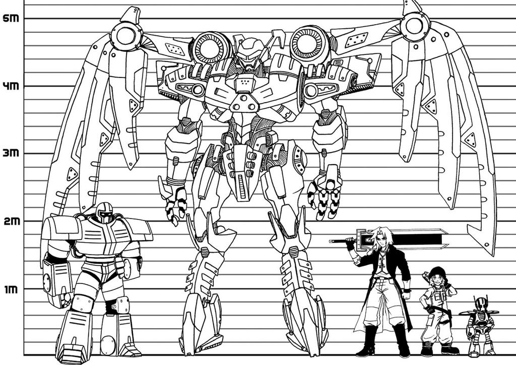 Mystery mech scale by taresh on DeviantArt