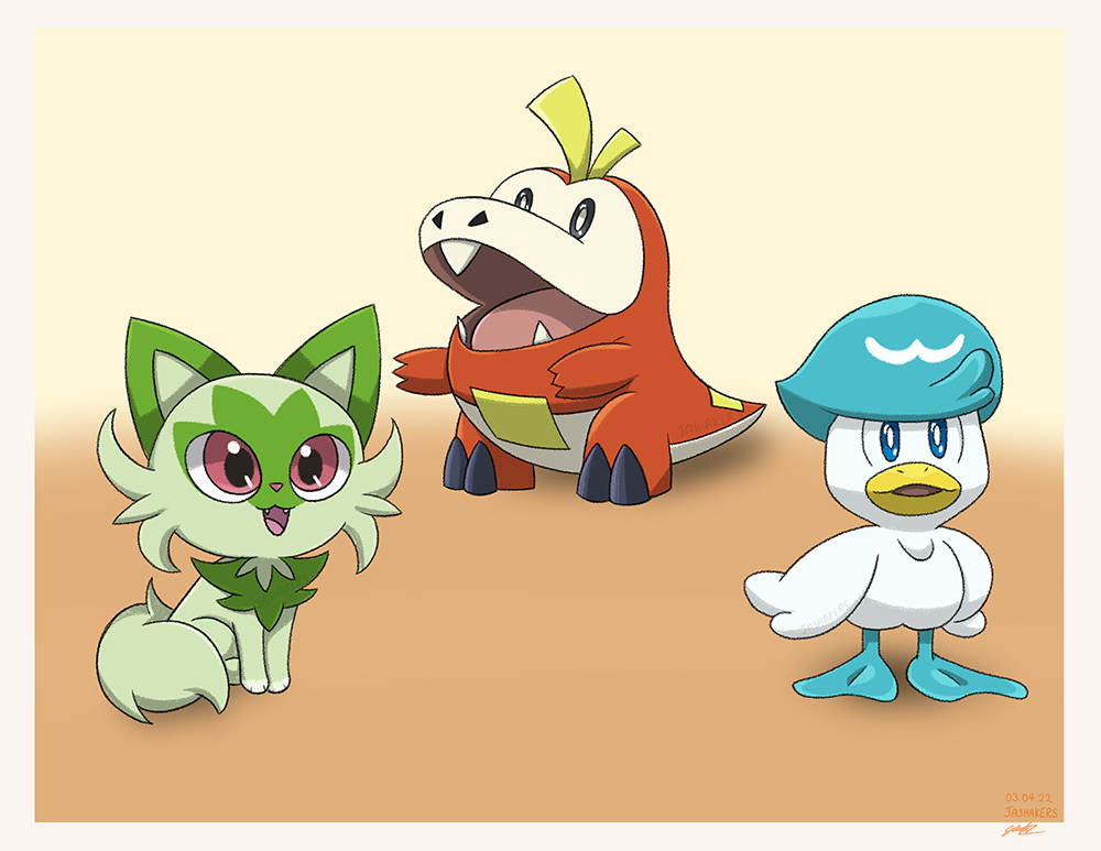 Pokemon Gen 9 Starters By Jashiku On DeviantArt pokemon-gen-9-starters-by-jashiku-on-deviantart