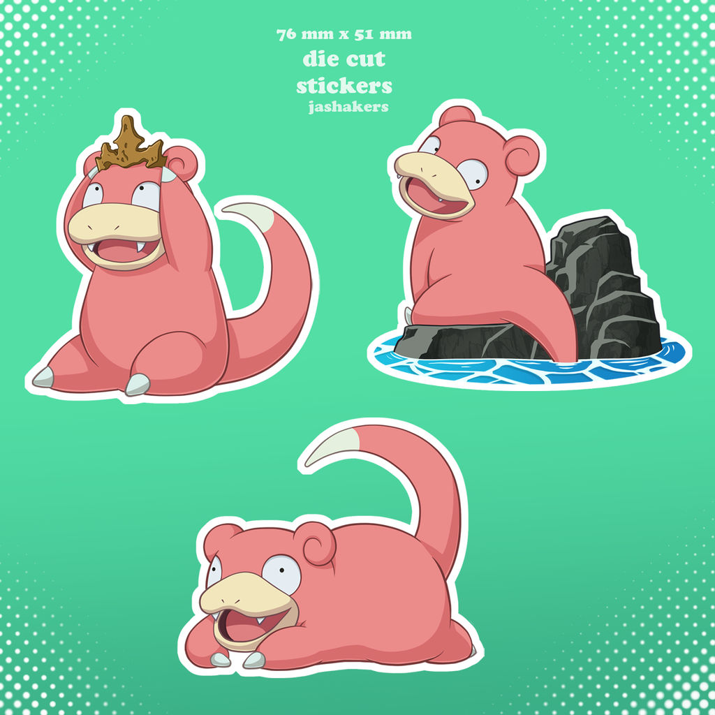 Pokemon: Slowpoke by Jashiku on DeviantArt