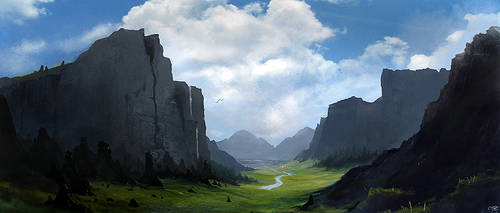 landscape by tnounsy