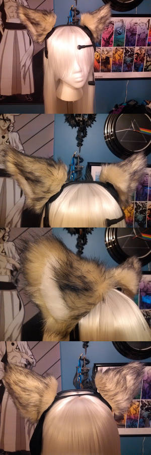 Custom Necomimi Wolf Ears