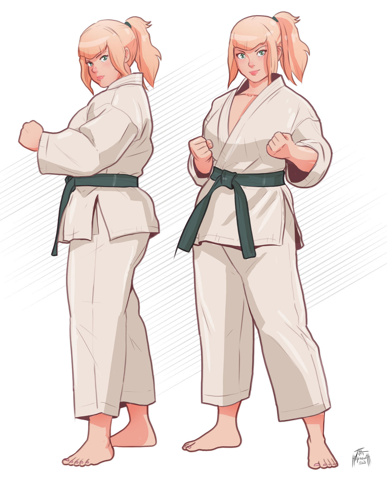 Uechi Ruy Uechi-Ryu Green Belt by Maex-Artistry on DeviantArt