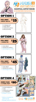 Martial Arts Commissions - Simple Pricing