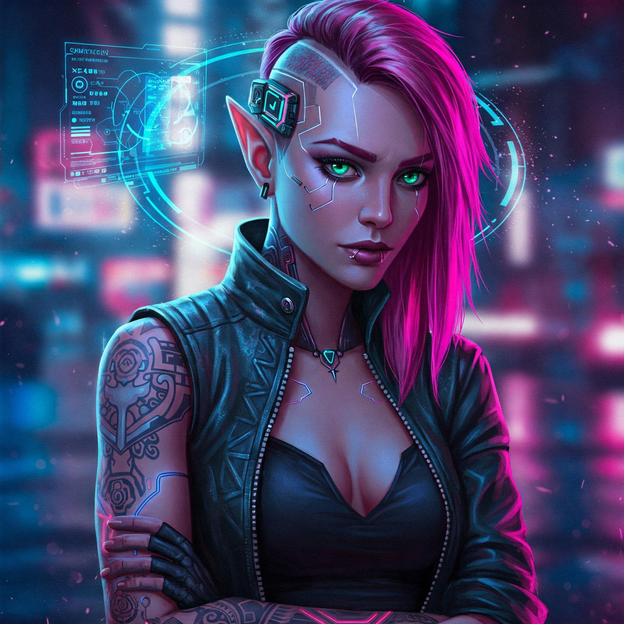 Shadowrun Elf Hacker, 4cc3ss