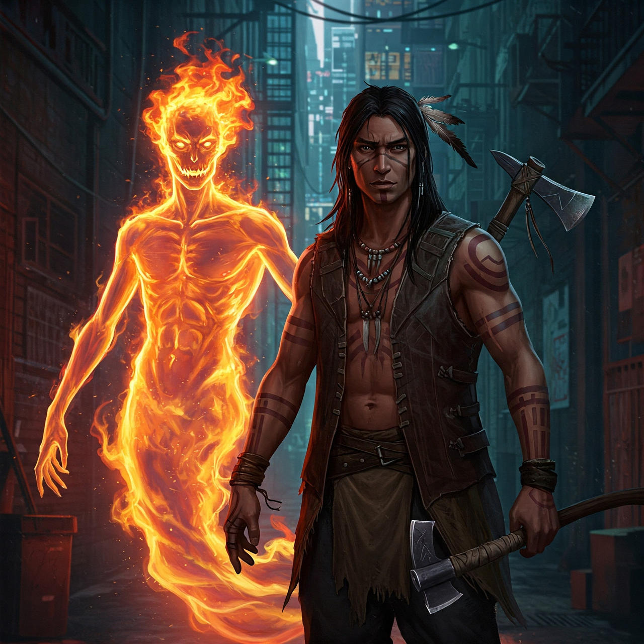 Shadowrun Shaman fire spirit 2