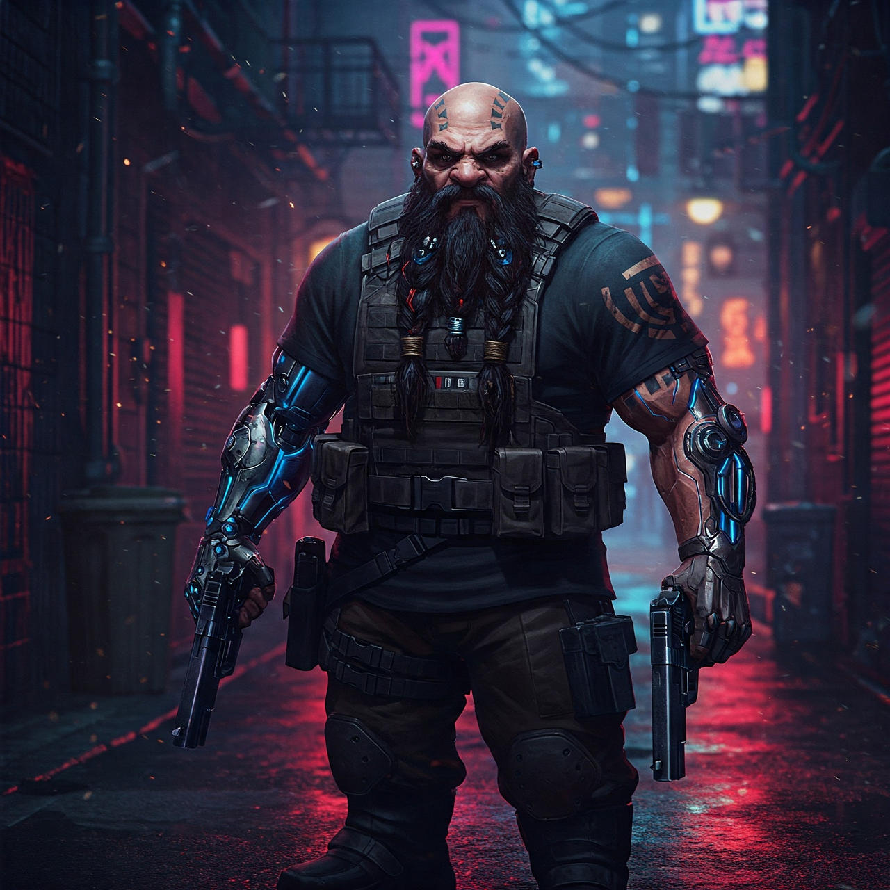 Shadowrun Dwarf Gunslinger 2 by Ehran-the-Scribe on DeviantArt