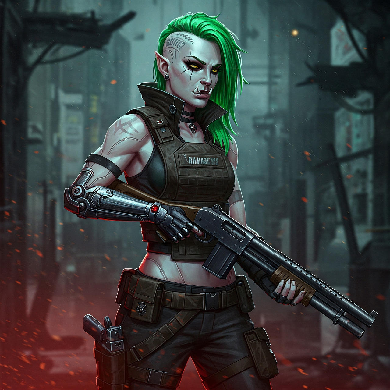 Shadowrun Ork runner