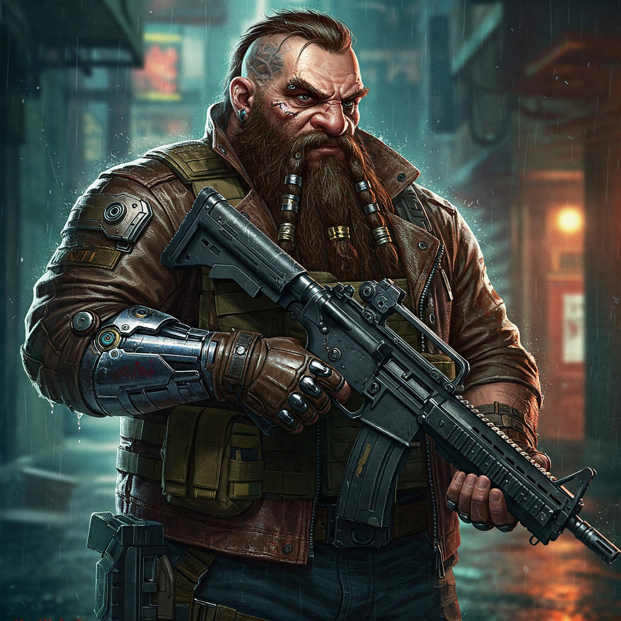 Shadowrun Dwarf Merc